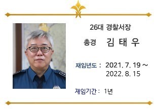 26대경찰서장 김태우